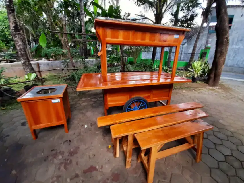 Gerobak angkringan gratis ongkir bayar ditempat (COD) JABODETABEK #003