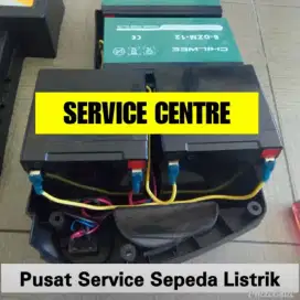 Battrei sepeda listrik bengkel service bergaransi