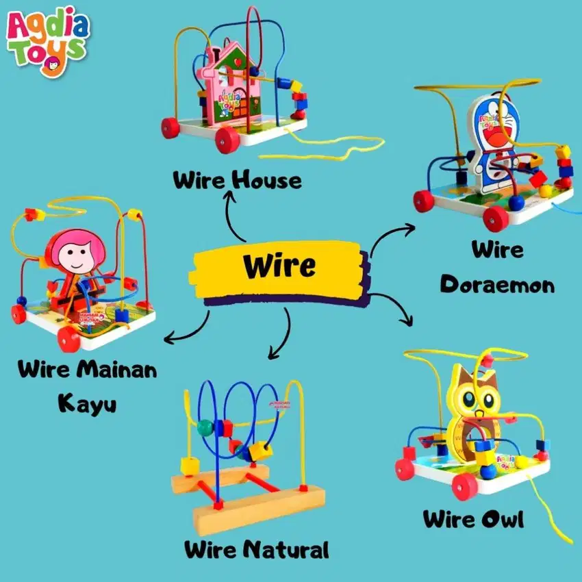 Wire Game Mainan Motorik Anak PAUD TK