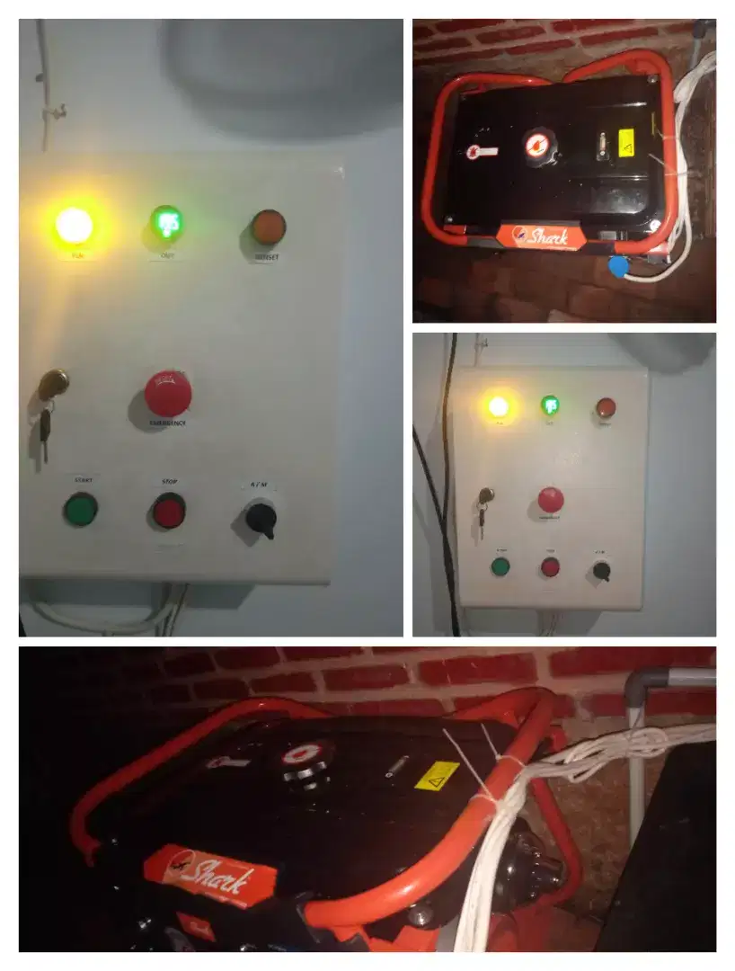 Genset 2500 Watt Lengkap Panel Otomatis ATS/AMF