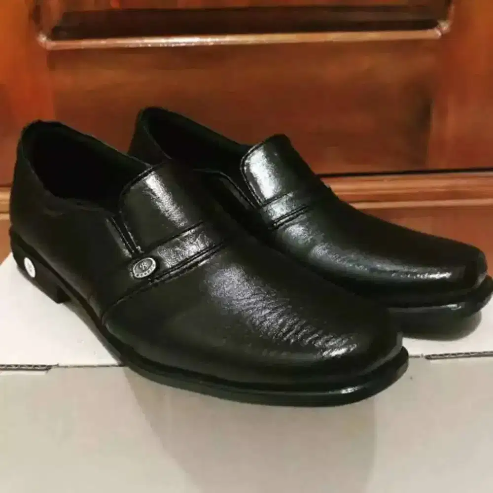 Sepatu Pantofel Hitam Ukuran Anak SD SMP Remaja Dewasa Murah Elegan