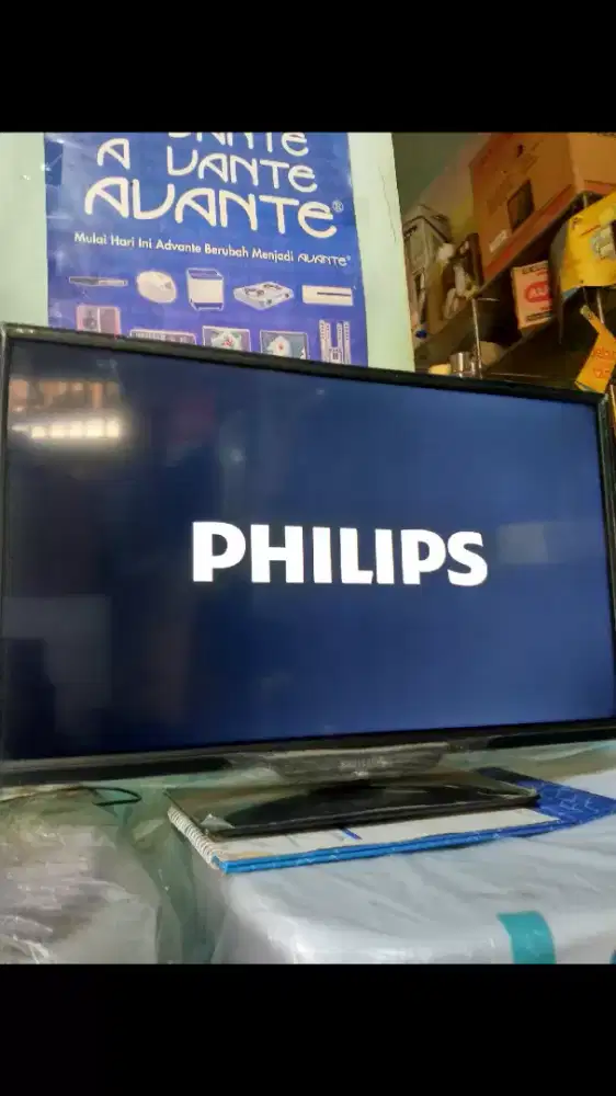 LED 32 inci Philips,NEW+ STB digital+garansi 1th