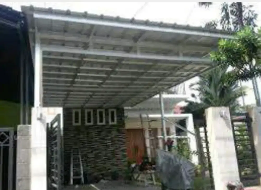 Kanopi baja ringan Ok truss pilihan cepat praktis dan efisien