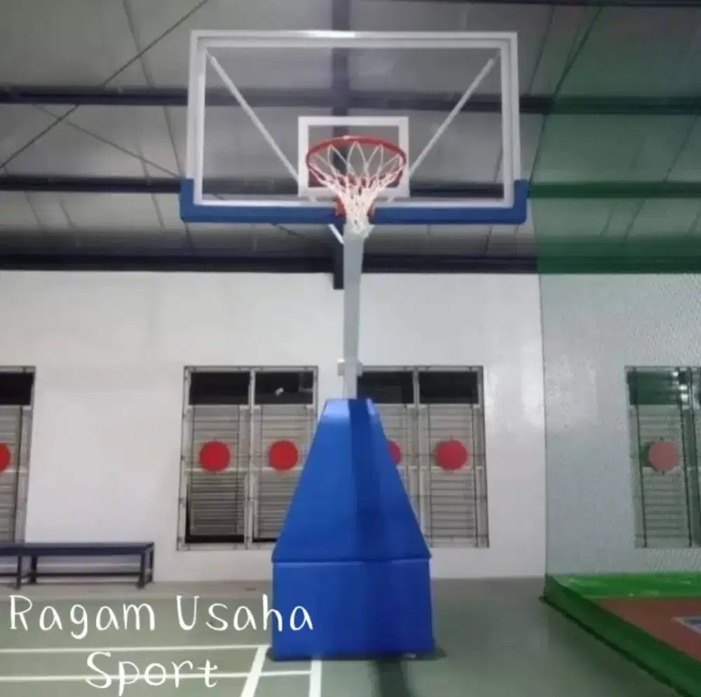 Tiang Basket fortebel 1set + pasang Jabodetabek