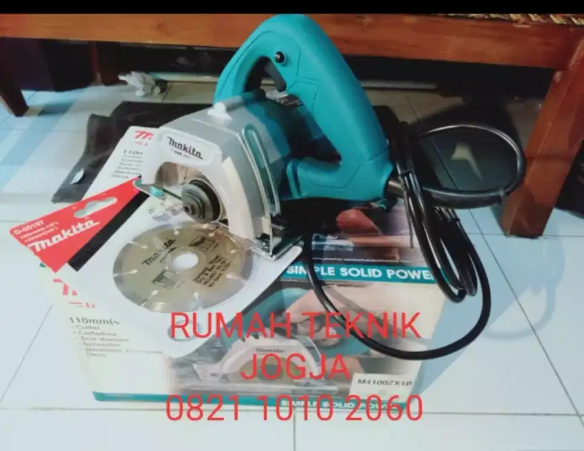 (RUMAH TEKNIK JOGJA)mesin marble cutter( potong keramik) makita