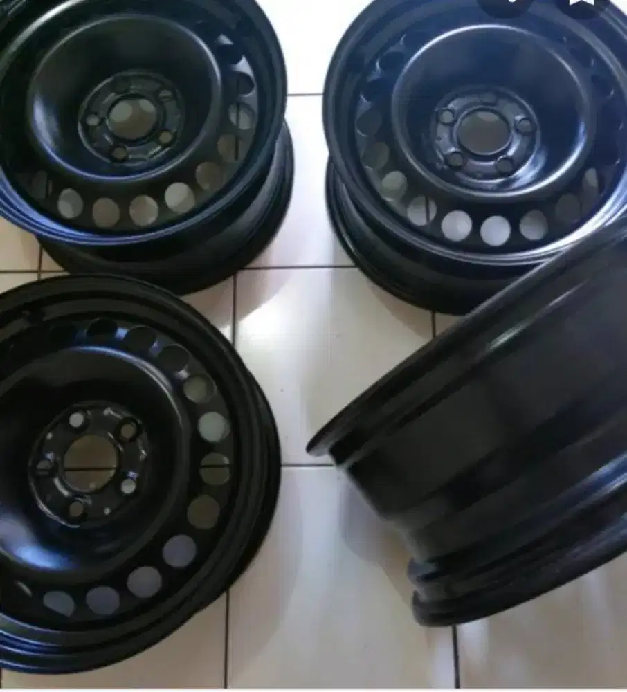 Di jual Velg kaleng RING 16 ORI hitam dop