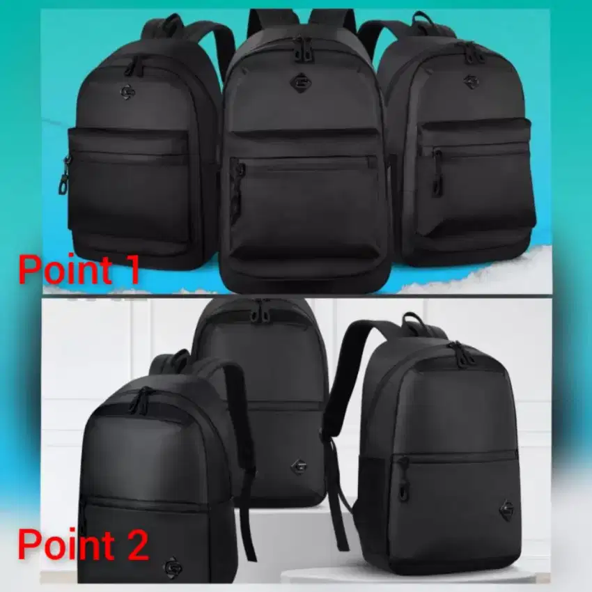 Tas ransel import premium
Bahan nylon