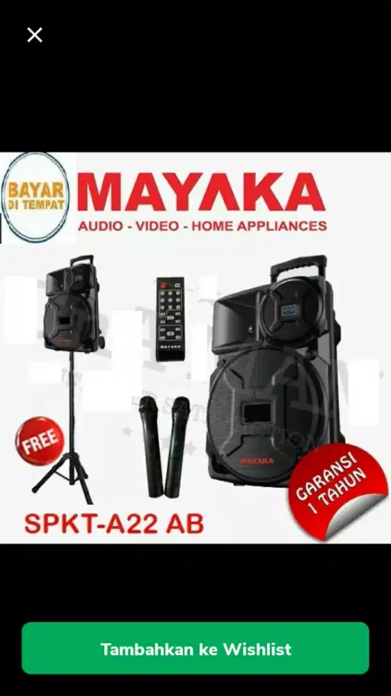 Speaker Mayaka SPKT A22 AB(12 in)NEW on2
