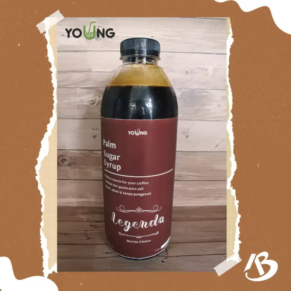 Syrup Aren Legenda(HALAL) 1Ltr 1000ml Palm Sugar Brown Sugar