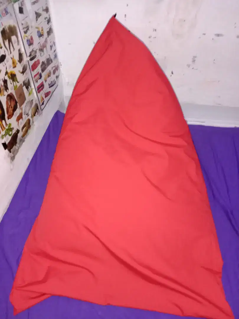 Bean bag Size M, Covernya 2 lapis, yg lapisan luar berbahan anti air.