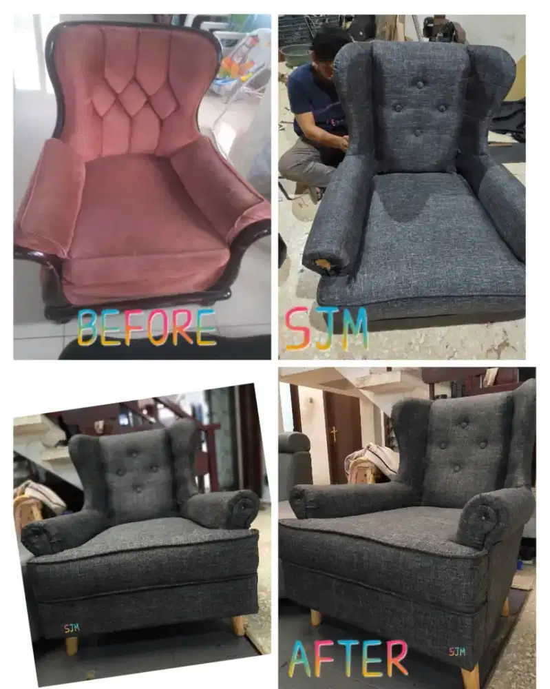 Jok kursi baru kembali