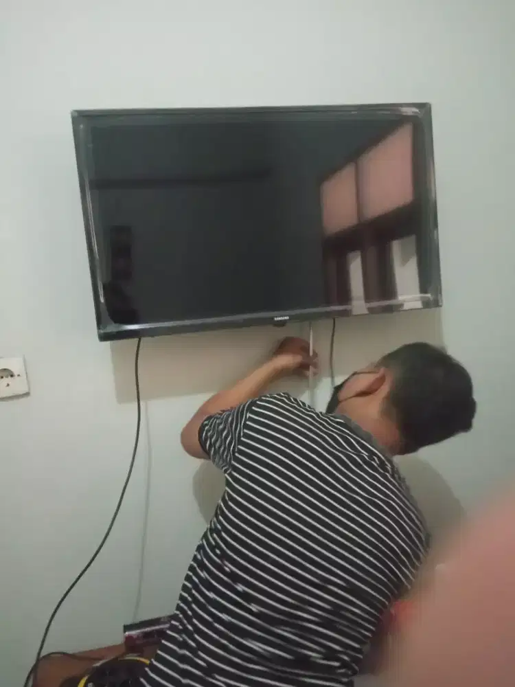 Pasang +Breket/Bracket/Braket TV LCD /led