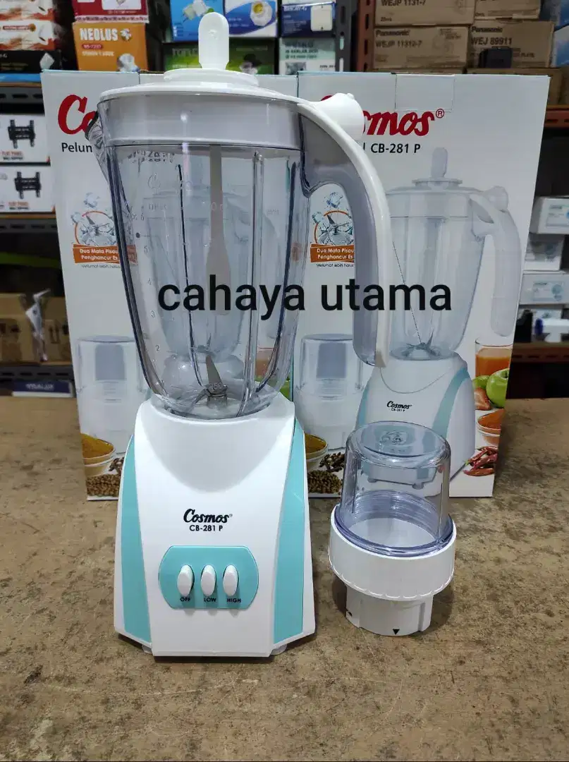 BLENDER COSMOS 2TABUNG CB-281P (BARU DAN BERGARANSI)