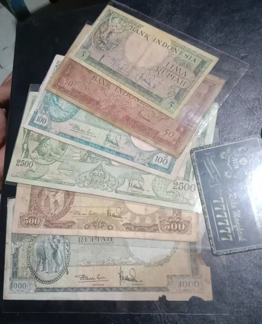 Uang kuno langkah 1 set tahun 1957