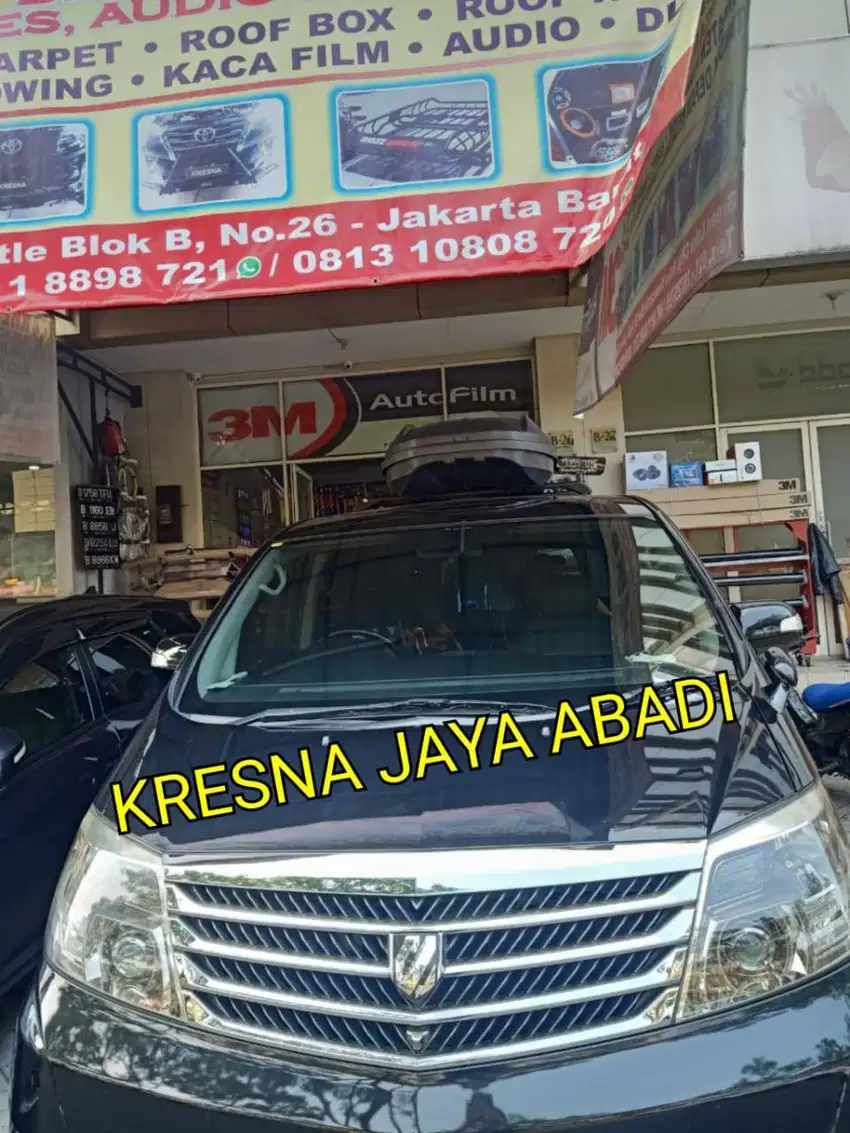 ROOF BOX ROOFBOX  TOYOTA  ALPHARD VELLFIRE DENGAN KAPASITAS BESAR