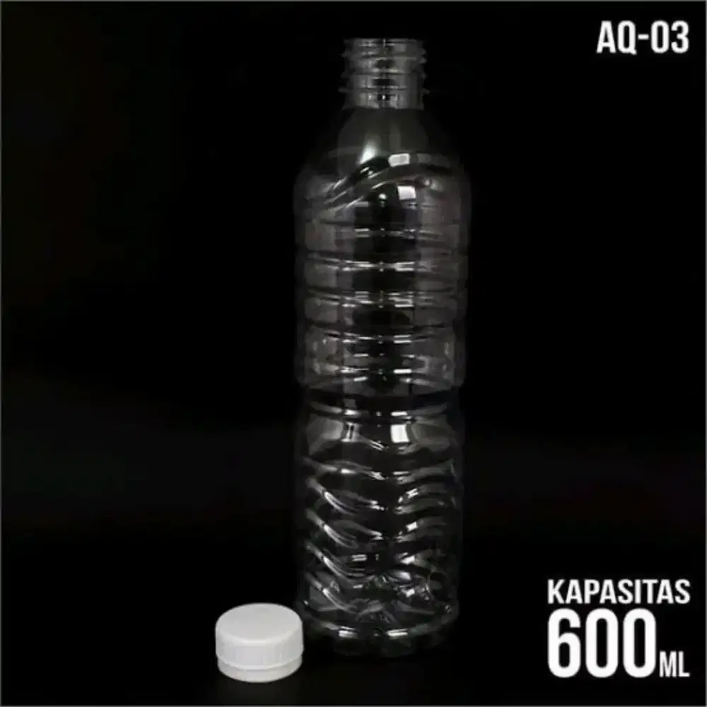 Botol plastik 600ml (1bal isi 84pcs)