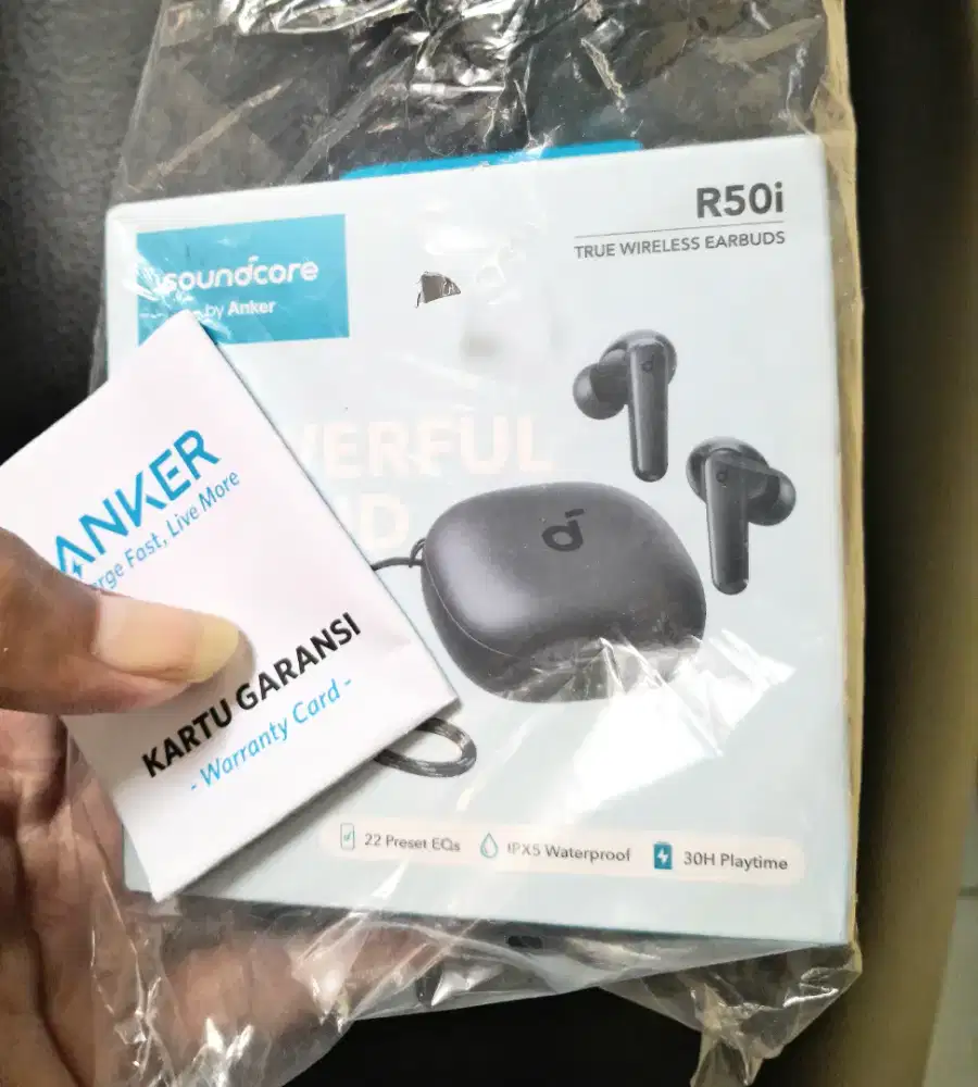 [ BARU&SEGEL]TWS SUPERBASS ANKER R50I Headset Bluetooth 5.3 WATERPROOF