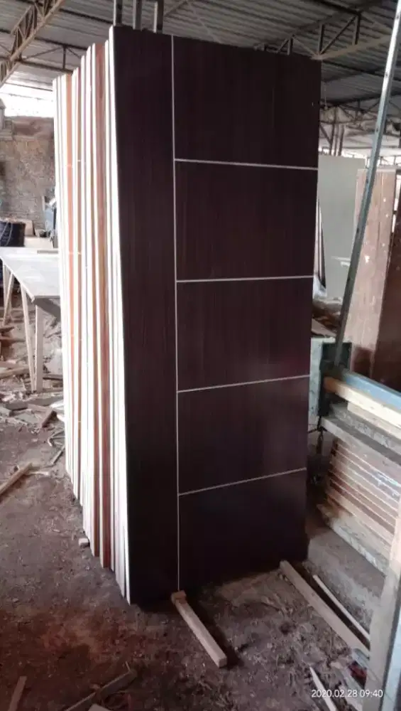 Daun pintu minimalis. Multiplek. Kay. Besi dll