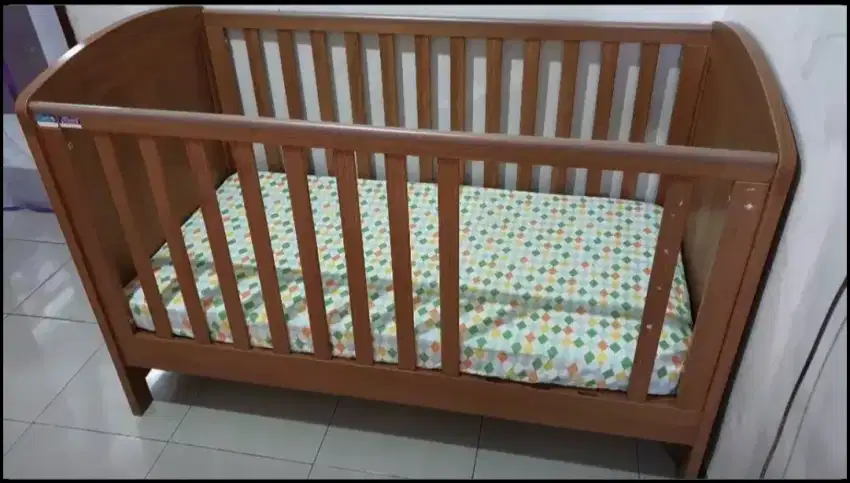 BOX BAYI MOTHERCARE ORIGINAL (SERI PADSTOW COT BED) + KASUR + SPREI