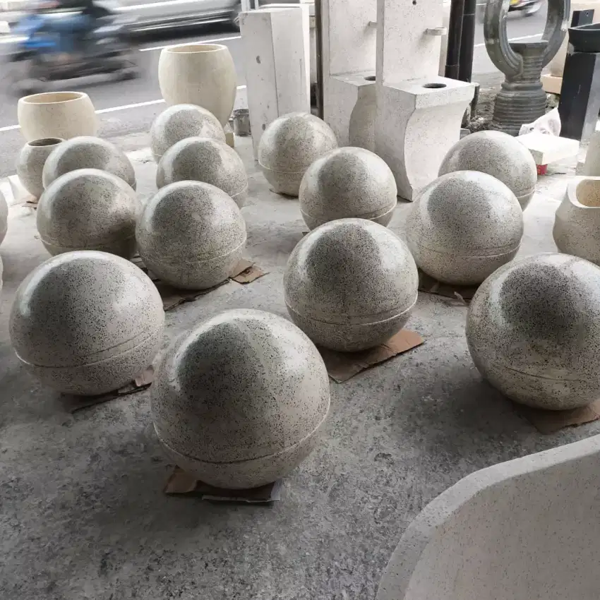 Bola taman Bola Marmer
