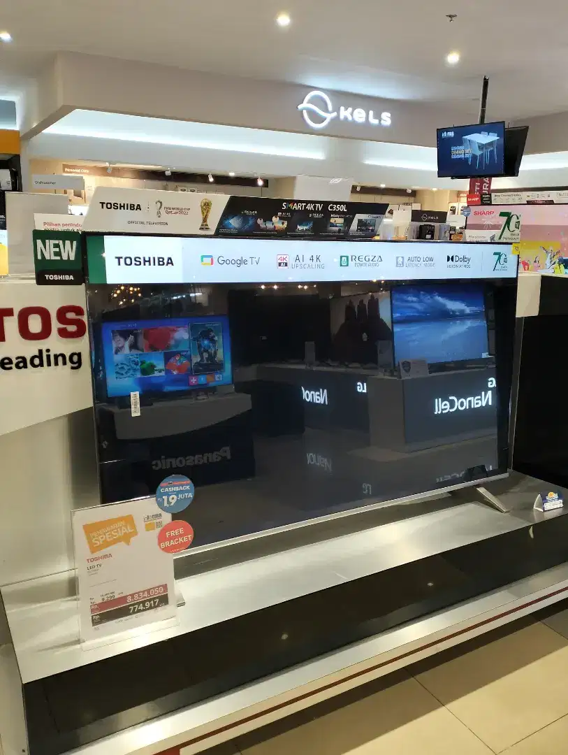 Toshiba Led Tv 65C350 65INCH BISA DICICIL TANPA DP