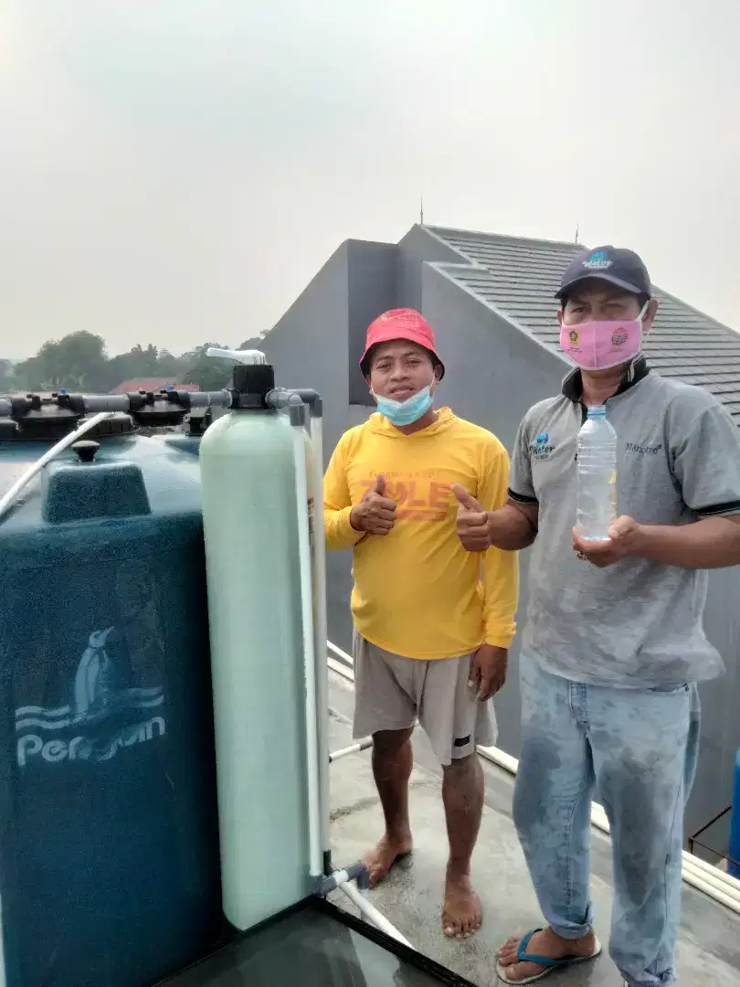 Filter saringan air bisa mengatasi semua unsur kandungan problem air .
