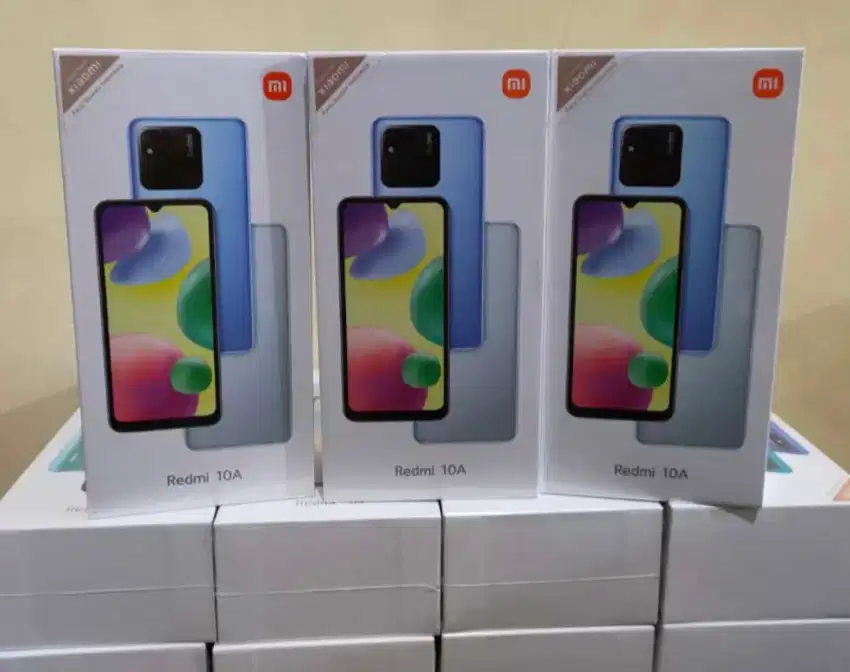 new Redmi10A-3/32 garansi resmi 1 tahun