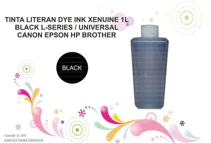 TINTA LITERAN DYE INK XENUINE 1L L-SERIES / UNIVERSAL CANON EPSON K -