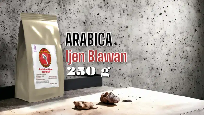 Kopi Arabika Ijen Blawan 250 gram (Biji/Bubuk) Grade A / Specialty