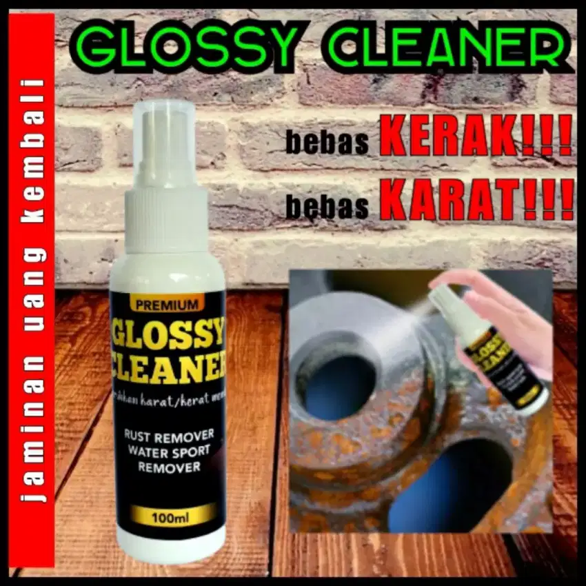 0GLOSSY CLEANER cairan ampuh penghilang kerat dan karat 100ml