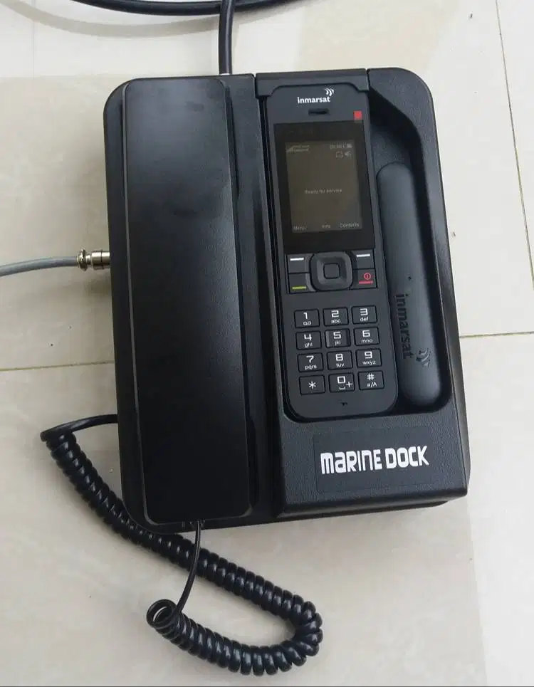 Telepon satelit Inmarsat Isatdock2 untuk di lautan dan daratan