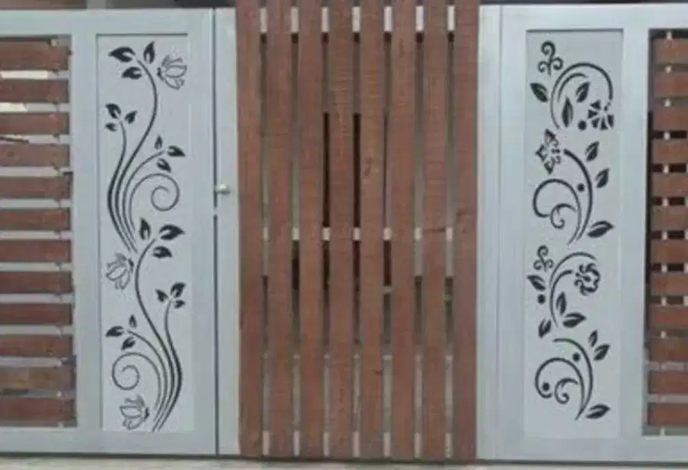 Pagar cuting laser custom  murah