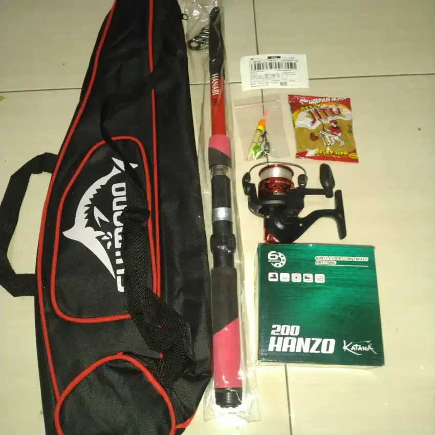 Pancing set dan tas murah siap pakai