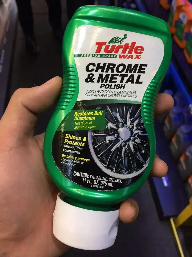 Turtle Wax Chrome And Metal Polish 325ml Pengkilap Logam Motor Mobil