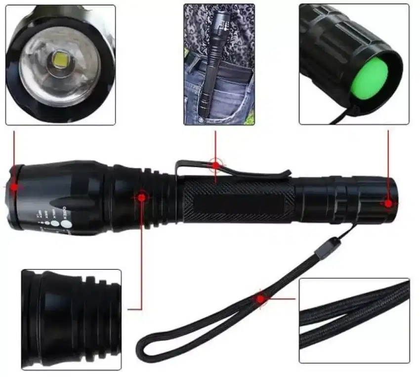 senter panjang xml t6 baru