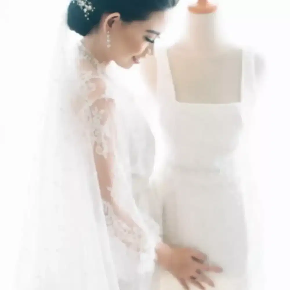 LIMITED EDITION! DIJUAL MURAH WEDDING GOWN WHITE PRELOVED BAGUS 100%