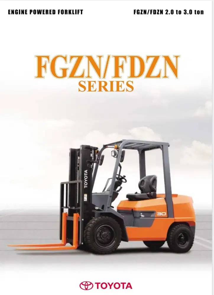 FORKLIFT  BARU ; Toyota,  Mitsubishi,  TCM,  Caterpillar,  Hyundai