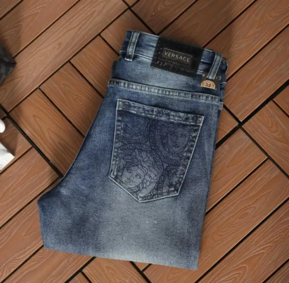 CELANA JEANS PRIA VERSACE SLIM FIT