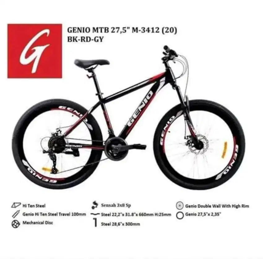 Sepeda MTB Genio 27,5