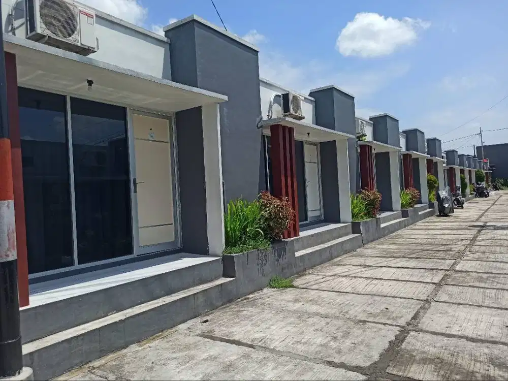 Kost bulanan bebas jam malam 30 m2 semi apartment Jogja Amazon Green