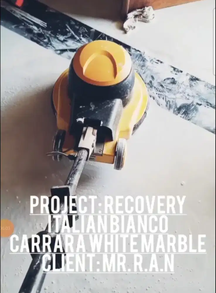 Poles Lantai Marmer, Terazzo, Lantai Beton dan Cleaning lantai