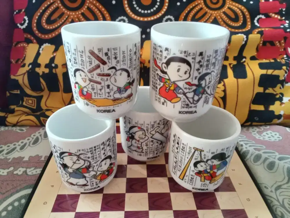 Gelas sloki korea , bisa dijadikan pajangan