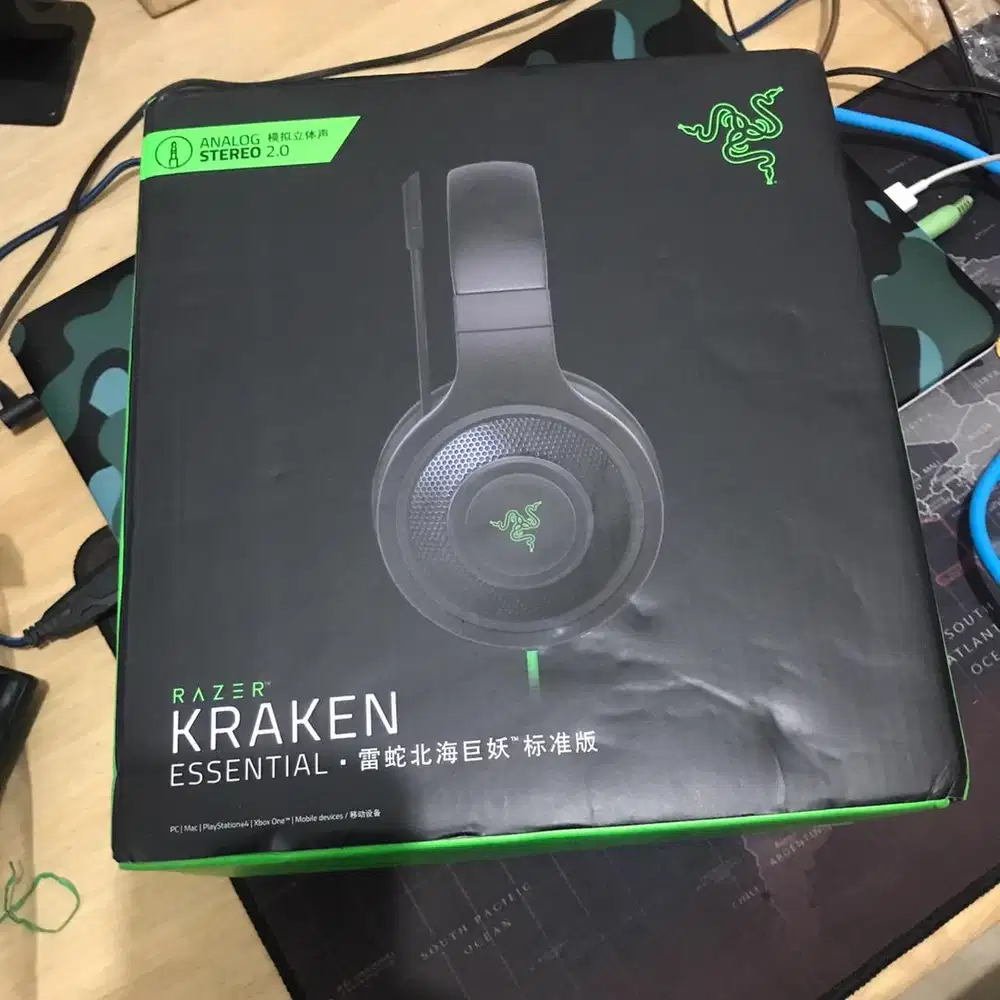 Razer kraken essential discount analog stereo 2.0