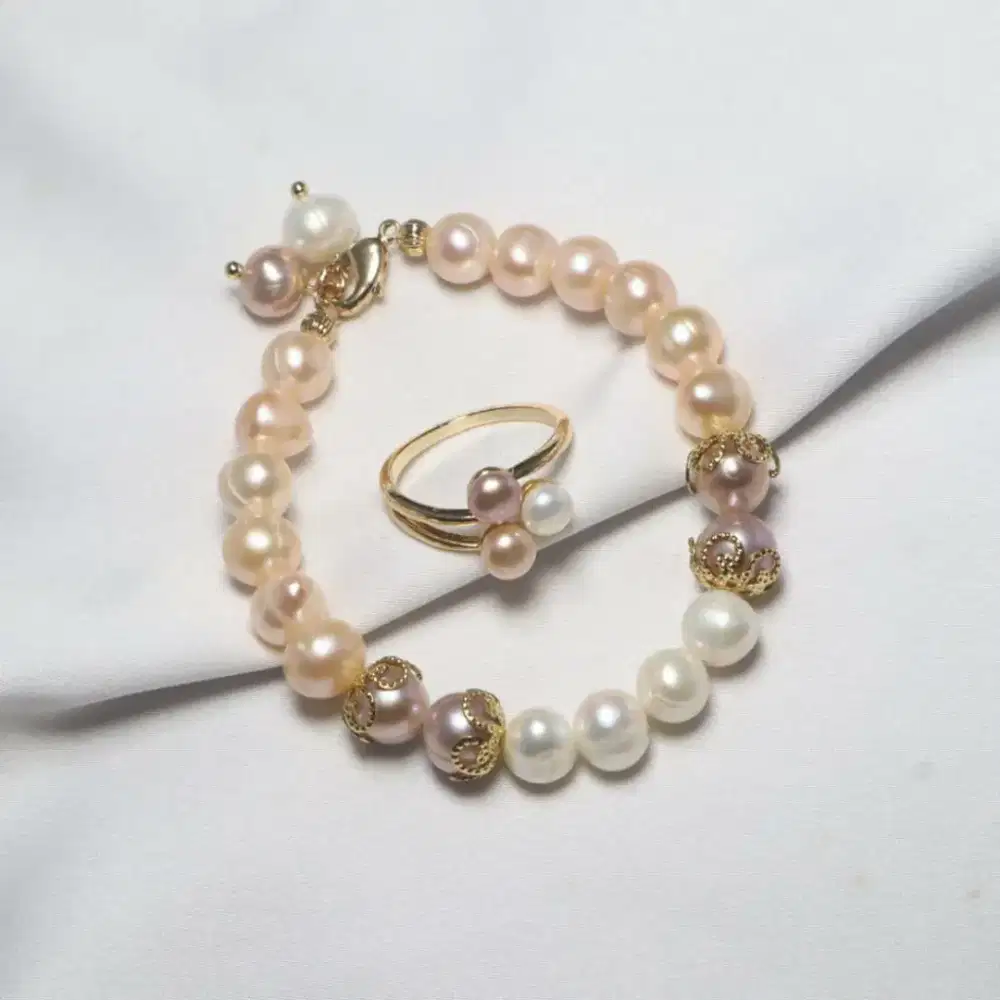 (FREE ONGKIR) GELANG MUTIARA LOMBOK ASLI