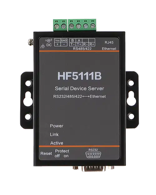 HF5111B Serial Device Server RS232/RS485/RS422 Serial to Ethernet