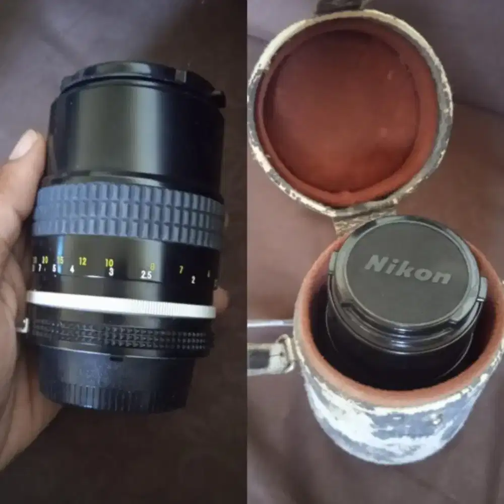 LENSA NIKKOR 135MM F2 1:3.5 212958 - Lensa Kamera Nikon (Hard Case)