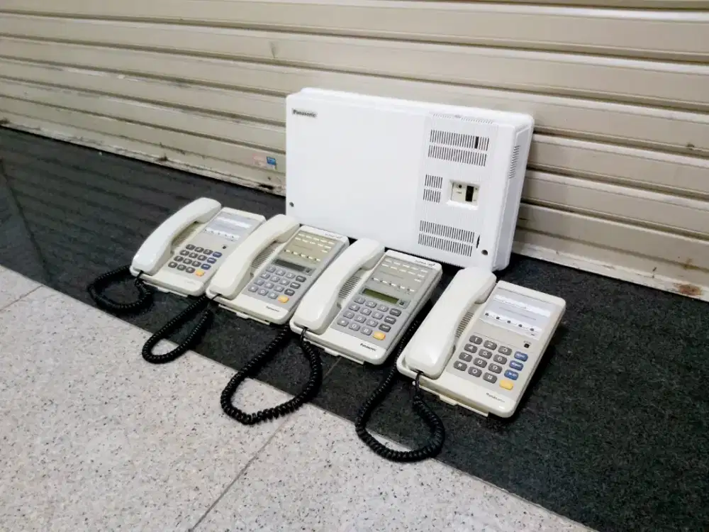 Jual murah PABX Panasonic Aseries 308 Normal baik mulus siap pakai