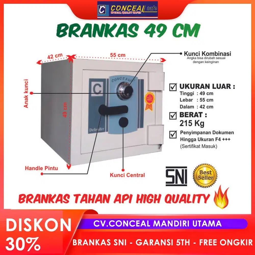 Brankas Defender size I