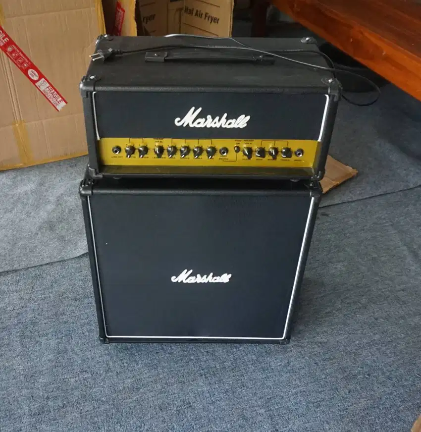 amply gitar \ Bass Marshal  head cabinet 1x12 Inch