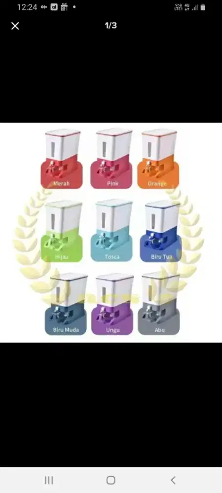 DISPENSER BERAS/ PENAMPUNGAN BERAS 12KG